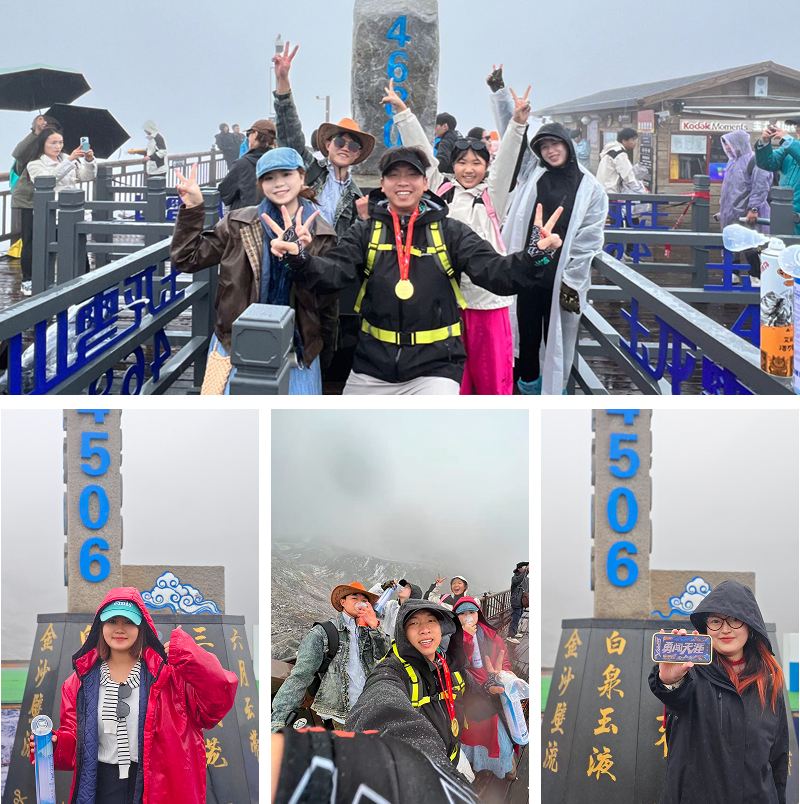 REKO sales team exploring Lijiang Snow Mountain and the old town while experiencing local Naxi culture during their Yunnan trip.
