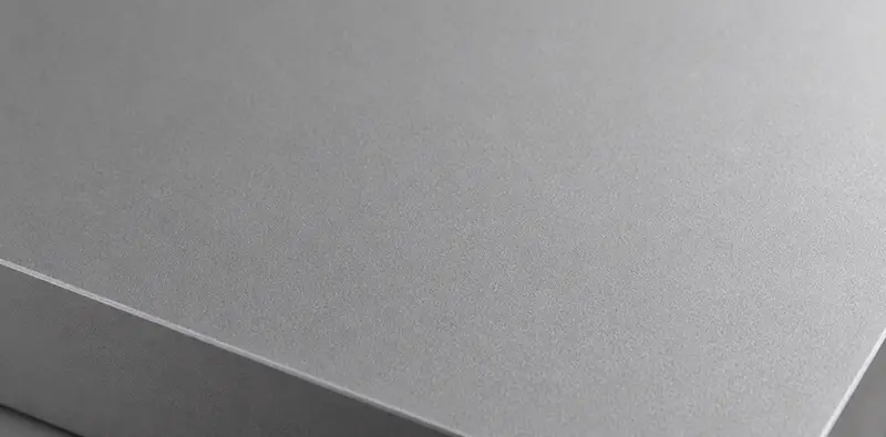 Bead blasting surface finish on aluminum CNC part
